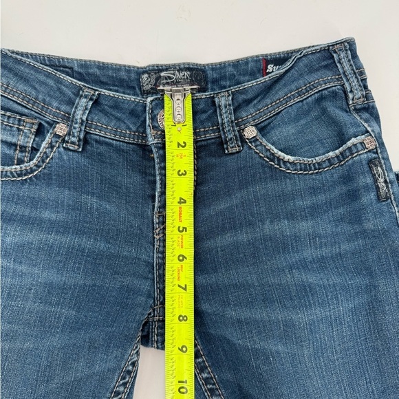 Silver Jeans Co AIKO Mid Boot Super Stretch Denim Jeans - Picture 9 of 15